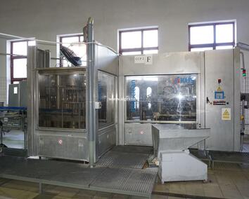 PET Filling Triblock KHS DMG- VFPET, year 2000, capacity 12 000 Bph